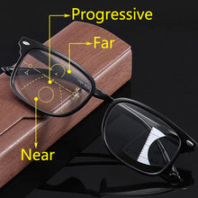Load image into Gallery viewer, Men's Multifocal Reading Glasses Anti Light Reading Eyeglasses