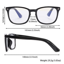 Load image into Gallery viewer, Square Progressive Reading Glasses Anti Light Presbyopic Glasses Spring Hinge