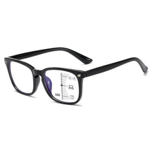 Load image into Gallery viewer, Square Progressive Reading Glasses Anti Light Presbyopic Glasses Spring Hinge