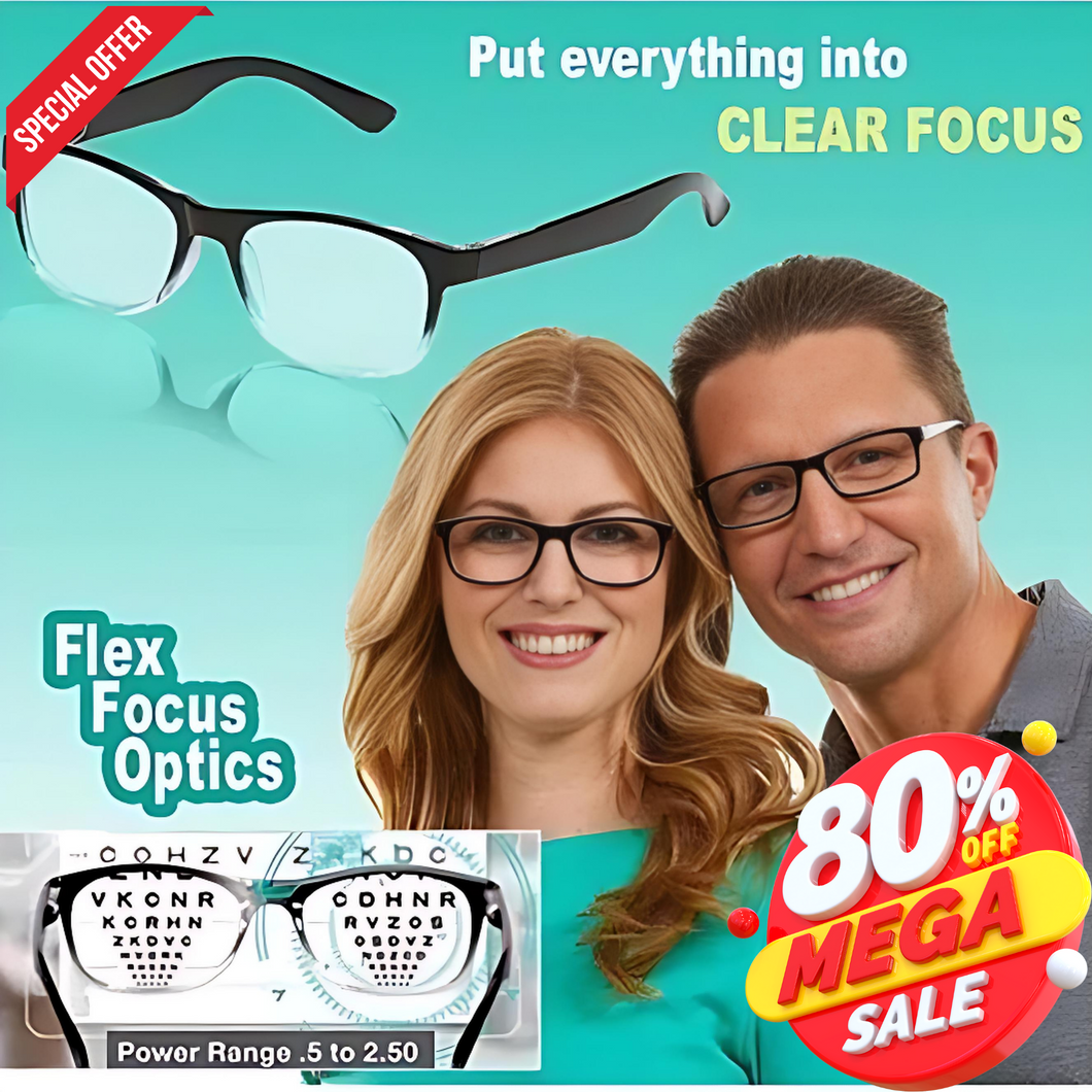 AUTO FOCUS  One Power Readers - AS SEEN ON TV! - Read Small Print and Computer Screens - no Changing Glasses - Flex Focus Optics - Reading Glasses for Men &  Women