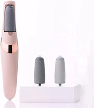 Load image into Gallery viewer, Pedi Electronic Tool File and Callus Remover Pedicure | Cordless Rechargeable Polishing Wand with 2 Roller Heads
