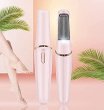 Load image into Gallery viewer, Pedi Electronic Tool File and Callus Remover Pedicure | Cordless Rechargeable Polishing Wand with 2 Roller Heads