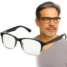 Load image into Gallery viewer, One Power Auto Focus Reading Glasses for Men & Women – +0.5 to +2.5 Power Flex Focus Blue Light Blocking Specs–Progressive Magnifying Rimless Lightweight Readers for Computer, Books & Screens