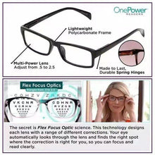 Load image into Gallery viewer, One Power Readers Auto Focus Reading Glasses, Computer Screens Unisex Adjustable Eye Glasses