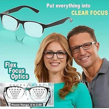 Load image into Gallery viewer, One Power +.5 to +2.5 Readers Auto Focus Reading Glasses, Rimless Blue Light Blocking Specs, Auto Adjusting Magnifying Reading Glass for Men & Women, Progressive Computer Spectacles change your glass
