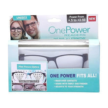 Load image into Gallery viewer, One Power Readers Auto Focus Reading Glasses,Clear Focus Adjusting Optic for Women and Men Rimless Blue Light Blocking Lenses,Lightweight Frame Computer Screens Eye Glasses(1PCS)