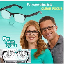 Load image into Gallery viewer, AUTO FOCUS One Power Reading Lens FROM+0.5 to 2.5 - Read Small Print and Computer Screens - Flex Focus Optics Reading Lens for Men & Women