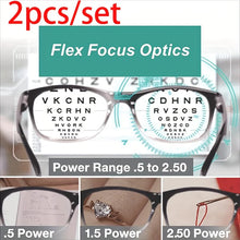 Load image into Gallery viewer, 2pcs Multifocal Readers Reading Glasses For Women Men Bifocal 50-250