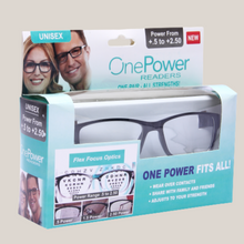 Load image into Gallery viewer, Advanced AUTO FOCUS  One Power Readers - AS SEEN ON TV! - Read Small Print and Computer Screens - no Changing Glasses - Flex Focus Optics - Reading Glasses for Men &  Women