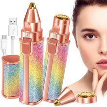 Load image into Gallery viewer, 2in1 Eyebrow ,Facial, Hair Remover for Women rechargeable Trimmer