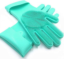 Load image into Gallery viewer, Silicone Dishwashing Gloves