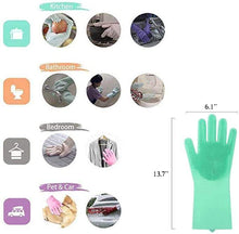 Load image into Gallery viewer, Silicone Dishwashing Gloves