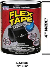 Load image into Gallery viewer, FLEX TAPE - Instantly Patch, Bond, Seal and Repair Virtually Everything ! - Water Leak Rubberized Waterproof Seal Flex Seal Flex Tape Super Strong Adhesive