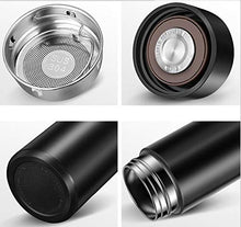 Load image into Gallery viewer, Temperature Water Bottle with LED Display 304 Stainless Steel Perfect for Hot and Cold Drinks (Black, 500 ml)
