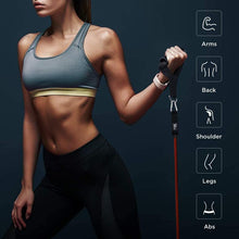 Load image into Gallery viewer, 11 Piece Premium Resistance Bands Set for Men, Women & Girls