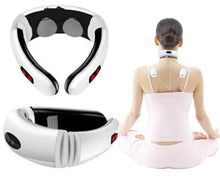Load image into Gallery viewer, Neck Cervical Massager Impulse Treatment Massage Device