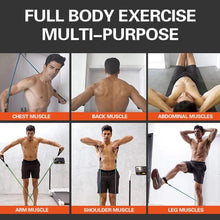 Load image into Gallery viewer, 11 Piece Premium Resistance Bands Set for Men, Women & Girls