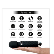 Load image into Gallery viewer, Personal Wand Body Massager  Black
