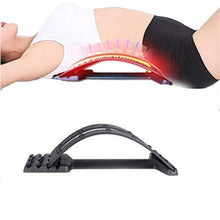 Load image into Gallery viewer, Back Pain Relief Product Back Stretcher, Spinal Curve Back Relaxation Device, Multi-Level Lumbar Region Back Support for Lower and Upper Muscle Pain Relief