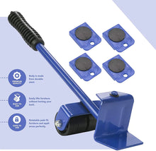 Load image into Gallery viewer, ShiftEeasy™ - Heavy-Duty Moving 5-Piece Moving Tool For Furnitures | Furniture Lifter Tool