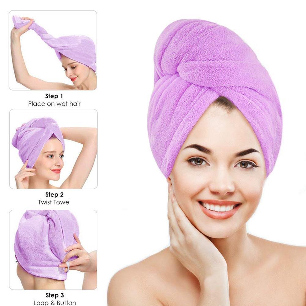 Speedwick instant outlet towel hair wrap