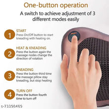 Load image into Gallery viewer, cozzᵀᴹ - 2 in 1 Car & Body Massage Pillow neck massager cushion seat stress pain relief relax massage Car or Electronic Massage Pillow Massager 4 Ball Neck Shoulder Massager Back Massager Home Office