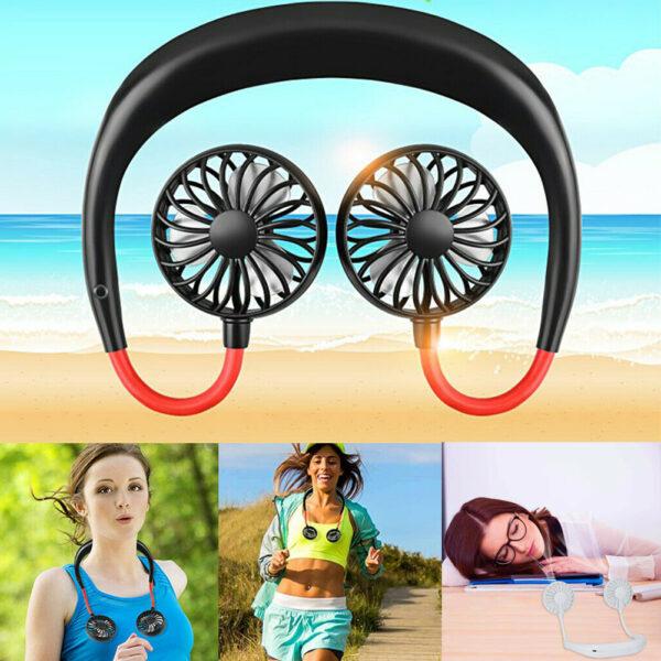 NEW PORTABLE HANGING NECK FAN