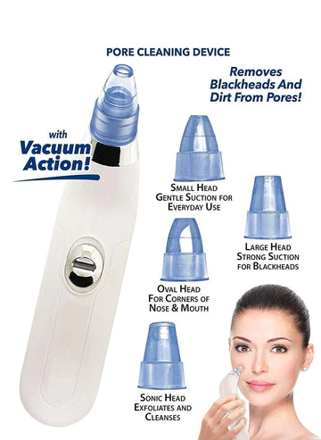 Electric Rechargable Blackhead Remover | Derma Suction VACCUM CLEANSER FOR PORES