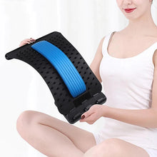 Load image into Gallery viewer, Back Pain Relief Product Back Stretcher, Spinal Curve Back Relaxation Device, Multi-Level Lumbar Region Back Support for Lower and Upper Muscle Pain Relief