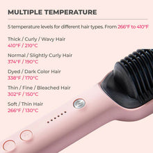 Load image into Gallery viewer, Stylbrush™ - Hair Straightener Brush- Hair Straightening Iron Built with Comb