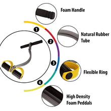 Load image into Gallery viewer, Abpul™ Pull Resistance Gym, Yoga Sports, Exercise Equipment (Multicolour)