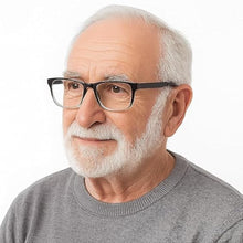 Load image into Gallery viewer, One Power +.5 to +2.5 Readers Auto Focus Reading Glasses, Rimless Blue Light Blocking Specs, Auto Adjusting Magnifying Reading Glass for Men &amp; Women, Progressive Computer Spectacles (Black)
