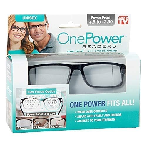 Reading Glasses from One Power Readers - Read Small Print and Computer Screens - no Changing Glasses(1 Piece)