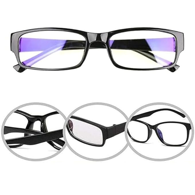 One Power Readers Glasses For Women Men Flex Auto Focus Optic Eye Glasses Automatically Adjustable Glasses Read Small Print And Computer Screens Magnifying Readers .5X - 2.5X
