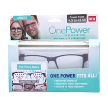 Load image into Gallery viewer, AUTO FOCUS  One Power Reading Lens FROM+0.5 to 2.5 - Read Small Print and Computer Screens - Flex Focus Optics One Power Reading Lens for Men &amp;  Women
