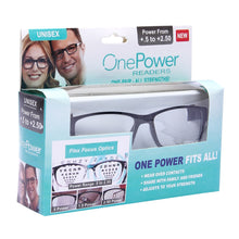 Load image into Gallery viewer, AUTO FOCUS  One Power Reading Lens FROM+0.5 to 2.5 - Read Small Print and Computer Screens - Flex Focus Optics Reading Lens for Men &amp;  Women
