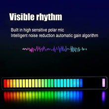 Load image into Gallery viewer, Multicolor Rhythm RGB Light Music Level Colorful Indicator Sound Control Activated Light
