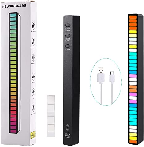 Multicolor Rhythm RGB Light Music Level Colorful Indicator Sound Control Activated Light
