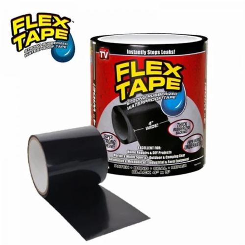 FLEX TAPE - Instantly Patch, Bond, Seal and Repair Virtually Everything ! - Water Leak Rubberized Waterproof Seal Flex Seal Flex Tape Super Strong Adhesive