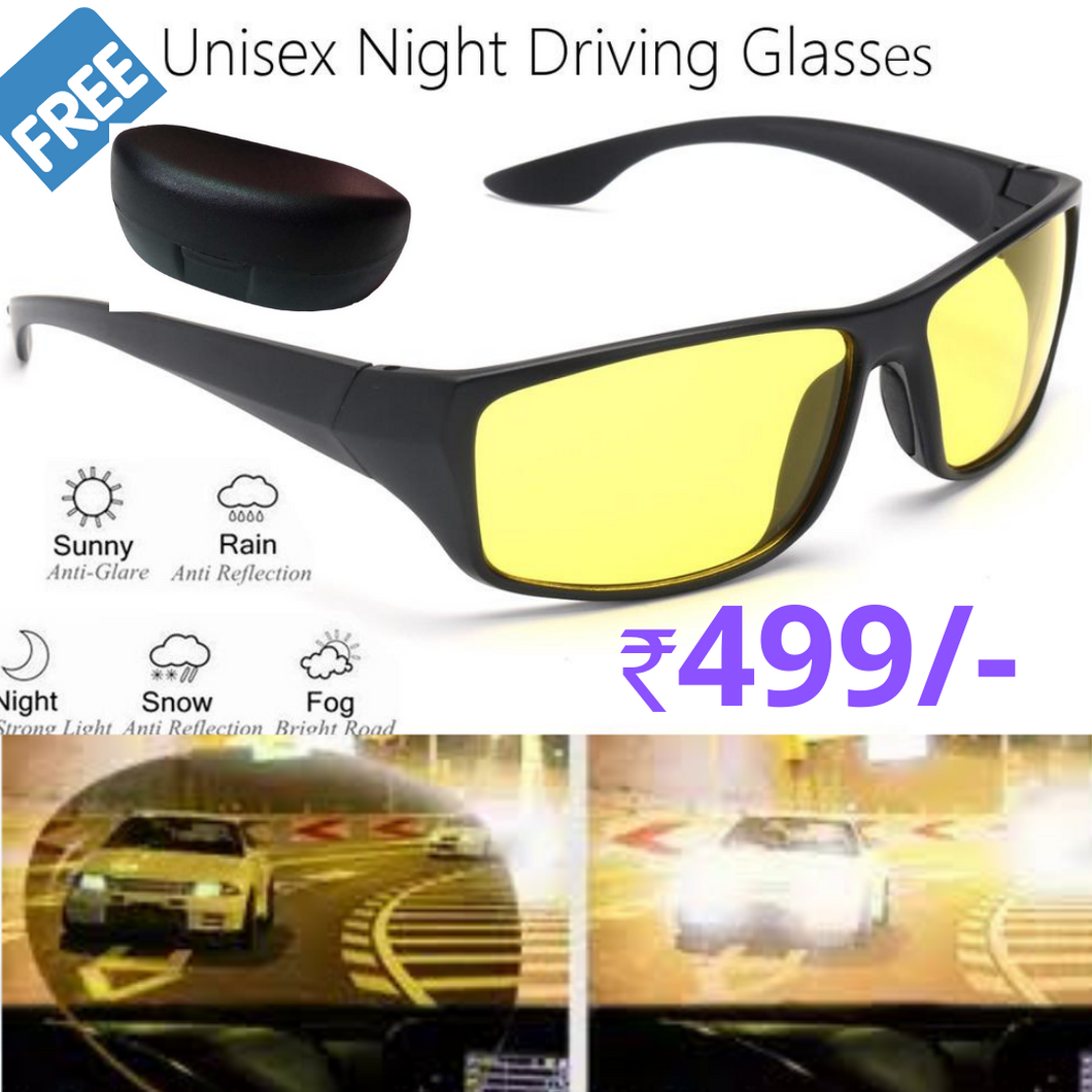 Pro - Night HD Vision Driving Anti Glare Glasses - - AS SEEN ON TV!