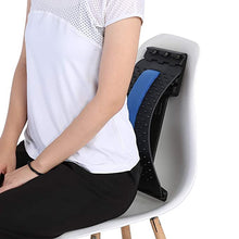 Load image into Gallery viewer, Back Pain Relief Product Back Stretcher, Spinal Curve Back Relaxation Device, Multi-Level Lumbar Region Back Support for Lower and Upper Muscle Pain Relief
