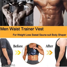 Load image into Gallery viewer, Slimofitᵀᴹ - Sweat Shaper Men’s Premium Slimming Shapewear Workout for Gym( Black )
