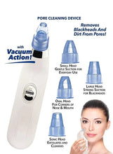 Load image into Gallery viewer, Electric Rechargable Blackhead Remover | Derma Suction VACCUM CLEANSER FOR PORES
